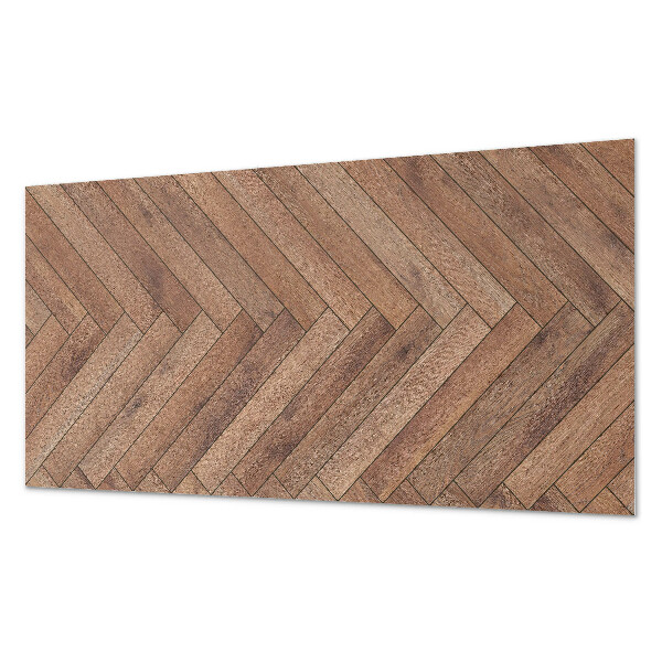 Samolepiaci panel na stenu Dosky usporiadané do vzoru rybej kosti