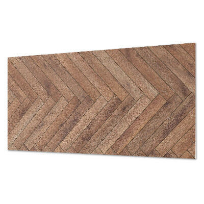 Samolepiaci panel na stenu Dosky usporiadané do vzoru rybej kosti