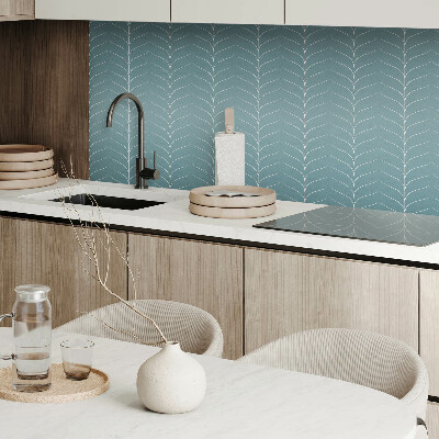 Samolepiaci panel na stenu Listové usporiadanie v párnych radoch