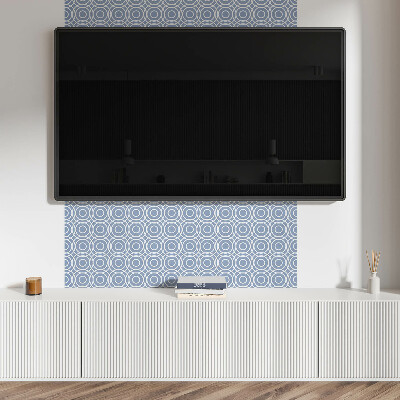 Obdĺžnikový panel na stenu Vzor kruhu v geometrickom štýle