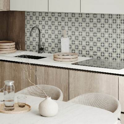 Obdĺžnikový stenový panel Kachľový geometrický motív