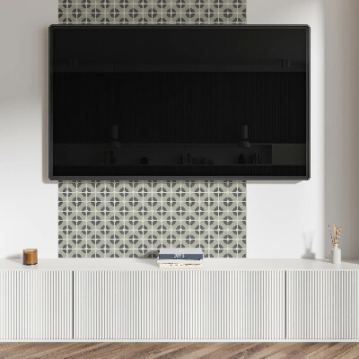 Obdĺžnikový stenový panel Kachľový geometrický motív