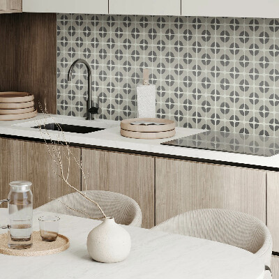 Obdĺžnikový stenový panel Kachľový geometrický motív