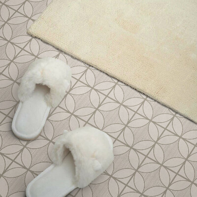 Samolepiaci panel na stenu Okrúhly vzor v geometrickom štýle