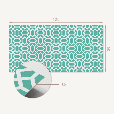 Obdĺžnikový stenový panel Tvary v geometrickom rytme