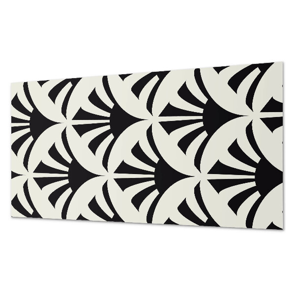 Samolepiaci panel na stenu Zelené akcenty v abstraktnom štýle