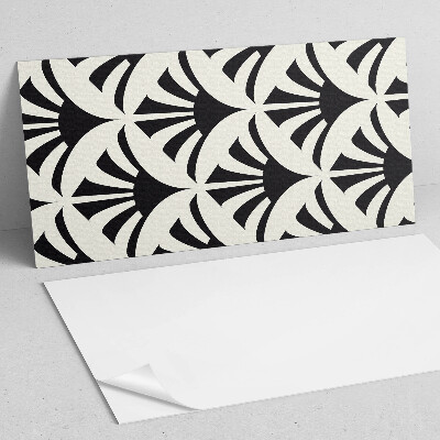 Samolepiaci panel na stenu Zelené akcenty v abstraktnom štýle