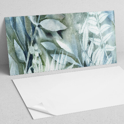 Obdĺžnikový panel na stenu Rastlinné akvarelové vzory