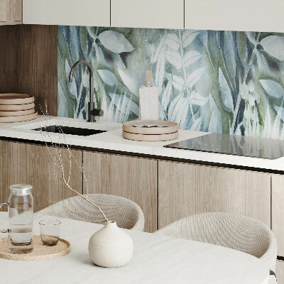 Obdĺžnikový panel na stenu Rastlinné akvarelové vzory