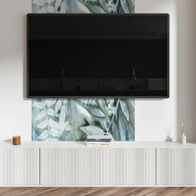 Obdĺžnikový panel na stenu Rastlinné akvarelové vzory