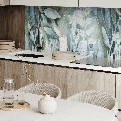 Obdĺžnikový panel na stenu Rastlinné akvarelové vzory