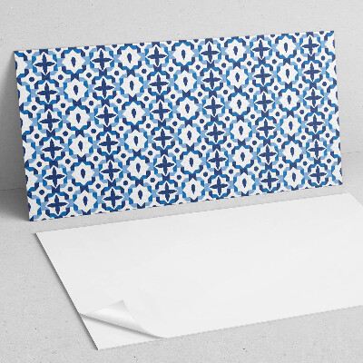 Samolepiaci panel na stenu Kvetinový motív v geometrii