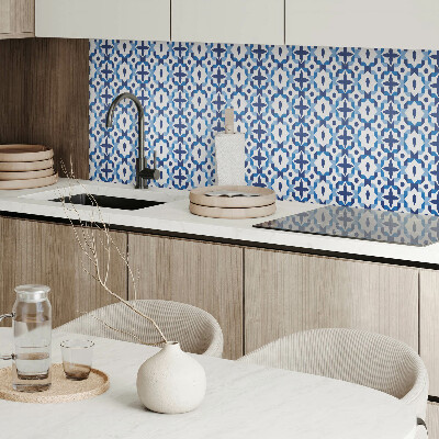 Samolepiaci panel na stenu Kvetinový motív v geometrii