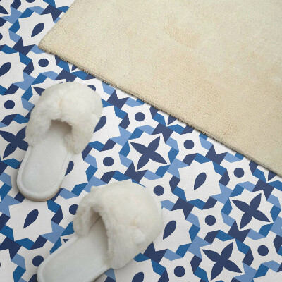 Samolepiaci panel na stenu Kvetinový motív v geometrii