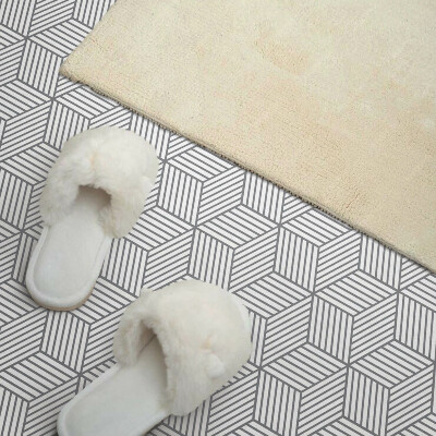 Obdĺžnikový panel na stenu Šesťhranné listy v dynamickom štýle