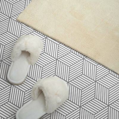 Obdĺžnikový panel na stenu Šesťhranné listy v dynamickom štýle