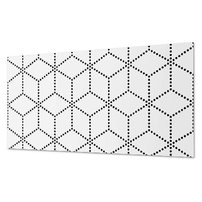 Obdĺžnikový stenový panel Motív šesťhrannej bodky