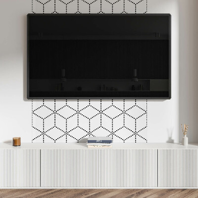 Obdĺžnikový stenový panel Motív šesťhrannej bodky