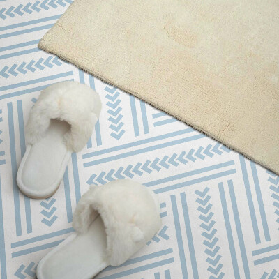 Samolepiaci panel na stenu Cik-cak vzor s lineárnymi akcentmi