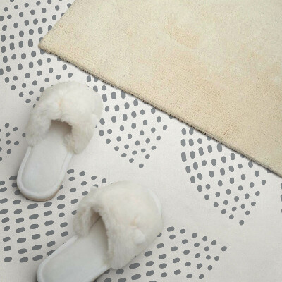 Obdĺžnikový stenový panel Listový motív s bodkami