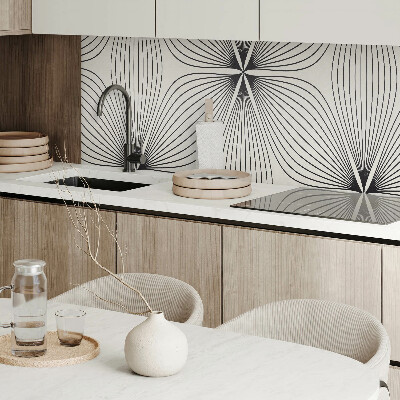 Samolepiaci panel na stenu Energetické vzory s dynamickými líniami