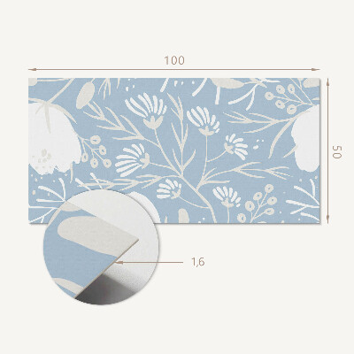 Obdĺžnikový panel na stenu Kvetinový motív