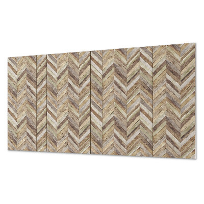 Samolepiaci panel na stenu Vzor rybej kosti vyrobený z drevených dosiek