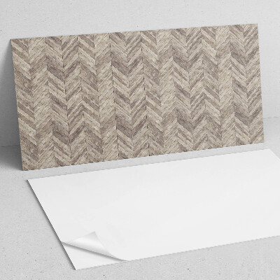 Obdĺžnikový stenový panel Doska v štýle rybej kosti