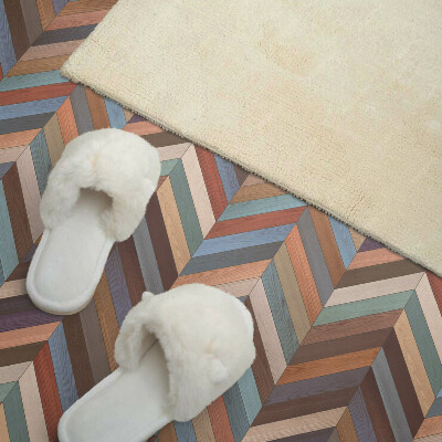 Samolepiaci panel na stenu Vzor rybej kosti v drevenom štýle