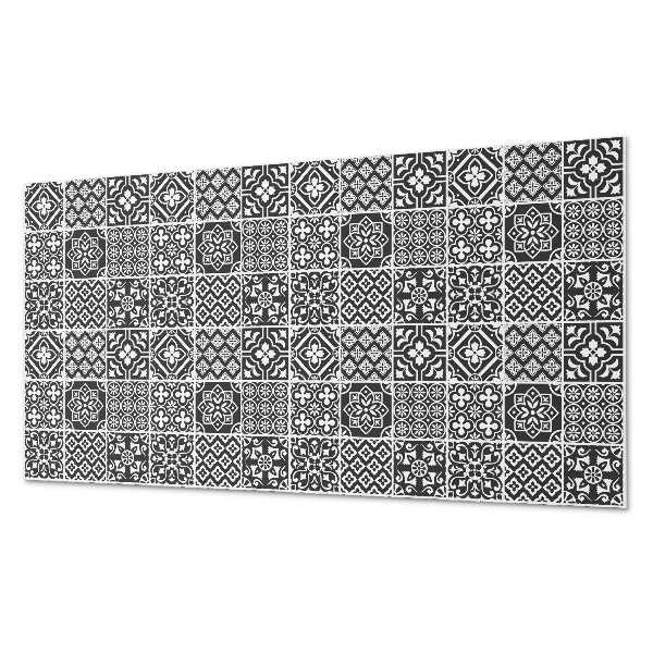 Obdĺžnikový panel na stenu Geometrické motívy v dlaždiciach