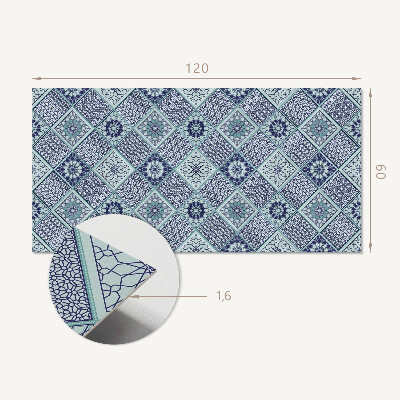 Samolepiaci panel na stenu Mozaikové tvary v geometrickom štýle