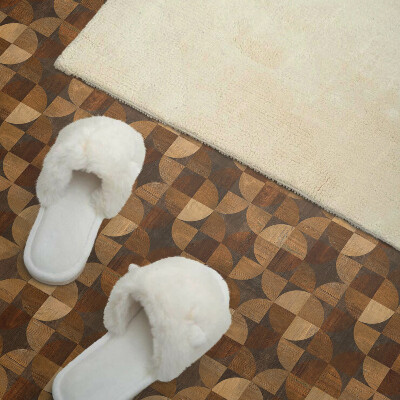 Samolepiaci panel na stenu Vzor inšpirovaný geometriou dreva