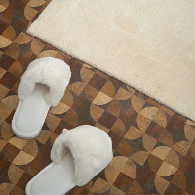 Samolepiaci panel na stenu Vzor inšpirovaný geometriou dreva