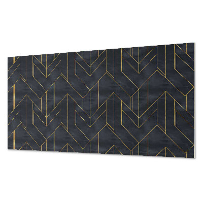 Obdĺžnikový panel na stenu Vzor čiar a geometrických tvarov