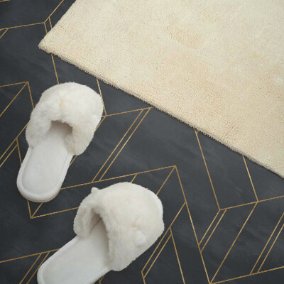 Obdĺžnikový panel na stenu Vzor čiar a geometrických tvarov