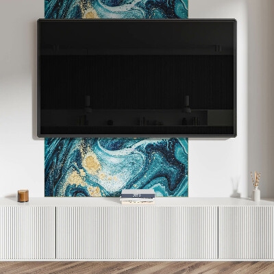 Obdĺžnikový stenový panel Vzor inšpirovaný živicou