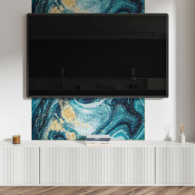 Obdĺžnikový stenový panel Vzor inšpirovaný živicou