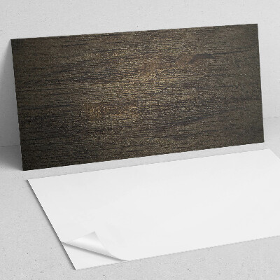 Samolepiaci panel na stenu Vzor dreva s grafikou