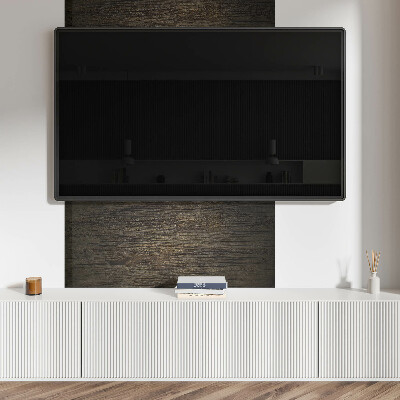 Samolepiaci panel na stenu Vzor dreva s grafikou