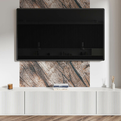 Obdĺžnikový panel na stenu Vzor dreva s kresbami