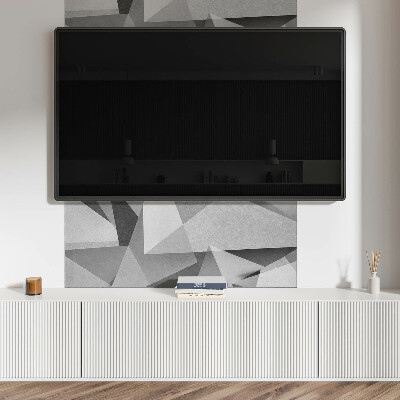 Obdĺžnikový stenový panel Abstraktný geometrický polygónový motív