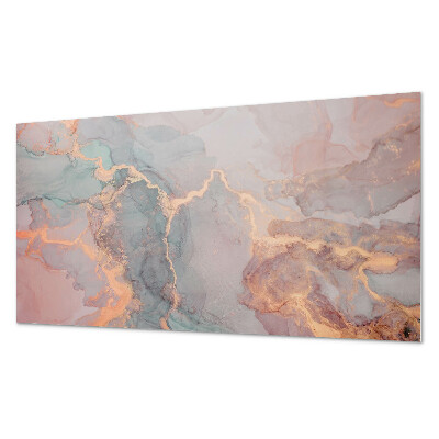 Obdĺžnikový panel na stenu Abstraktný motív živice