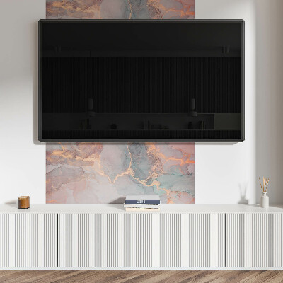 Obdĺžnikový panel na stenu Abstraktný motív živice