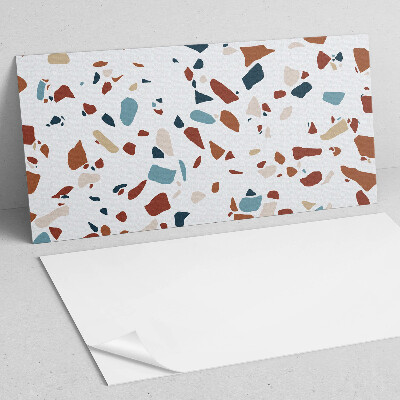 Obdĺžnikový panel na stenu Mozaikový štýl abstrakcie