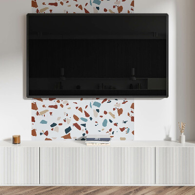 Obdĺžnikový panel na stenu Mozaikový štýl abstrakcie