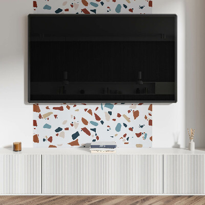 Obdĺžnikový panel na stenu Mozaikový štýl abstrakcie