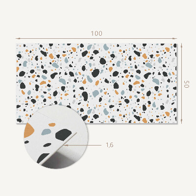 Obdĺžnikový stenový panel Abstraktné škvrny v umeleckom štýle