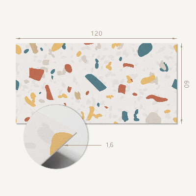 Samolepiaci panel na stenu Abstraktné tvary v dynamickom vzore