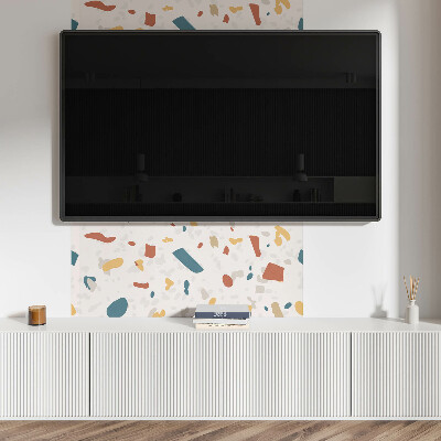 Samolepiaci panel na stenu Abstraktné tvary v dynamickom vzore