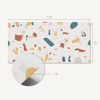 Samolepiaci panel na stenu Abstraktné tvary v dynamickom vzore